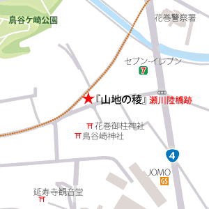 瀬川陸橋跡地の地図